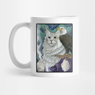 Cat Zeus - Black Outlined Version Mug